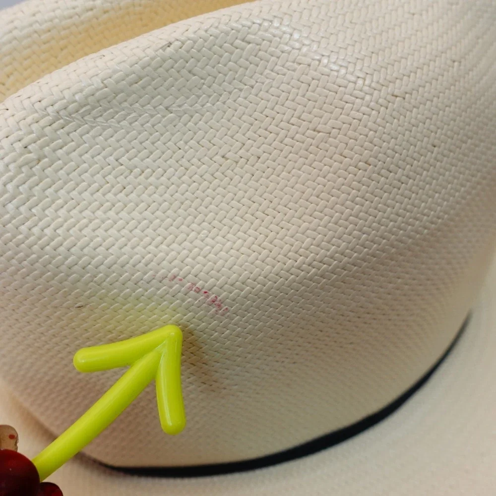 Resistol Cowboy Hat Boys Youth White Straw Western Rodeo Ranch USA Made OS 6 3/4